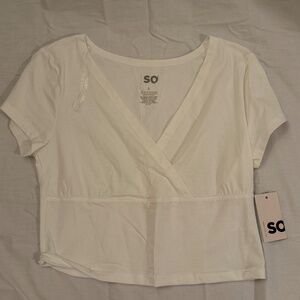 White Crop Top